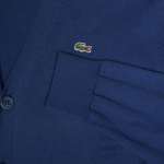 Синий кардиган Lacoste с парой кармашков, XL
