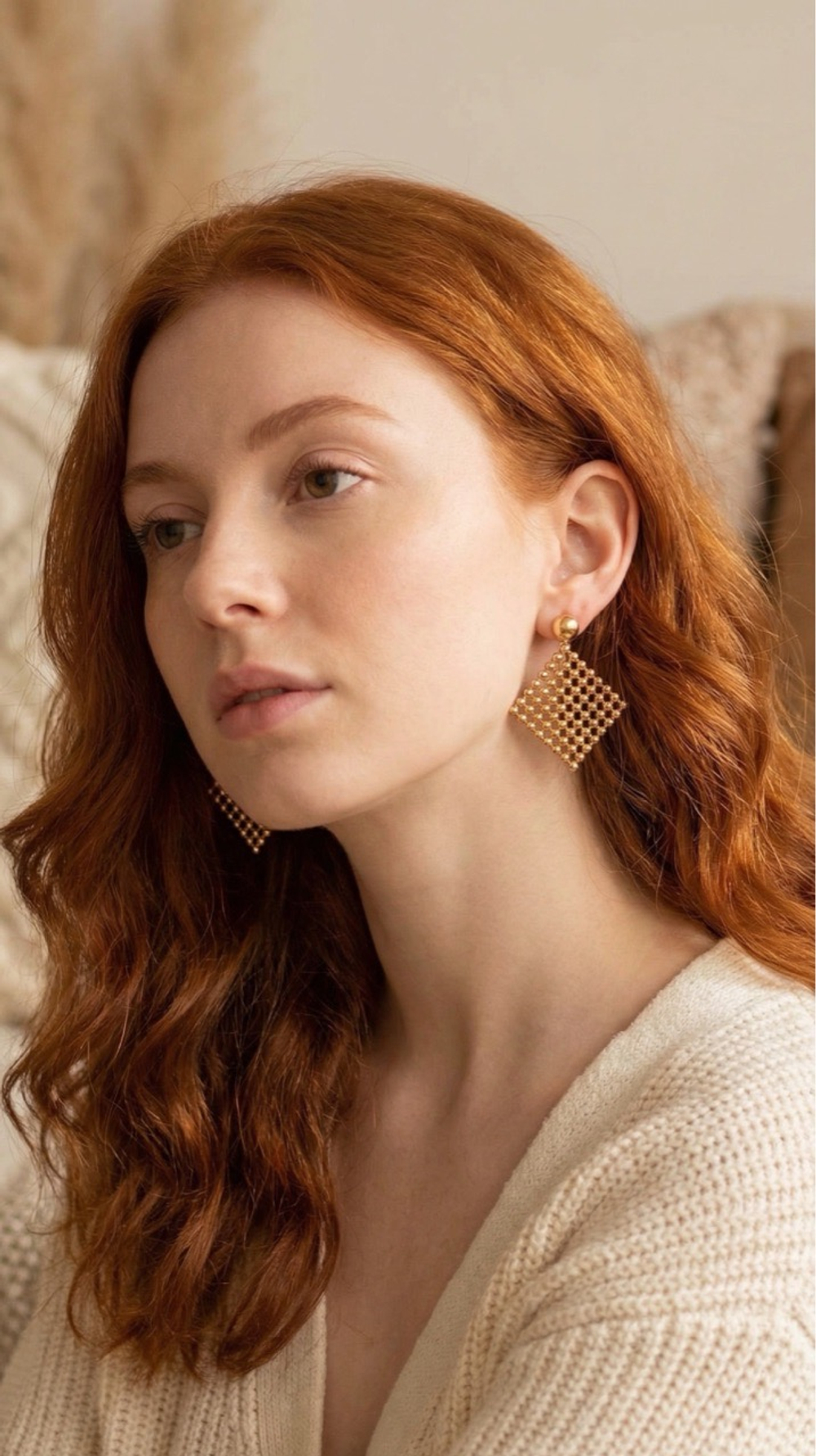 Серьги кольчуга