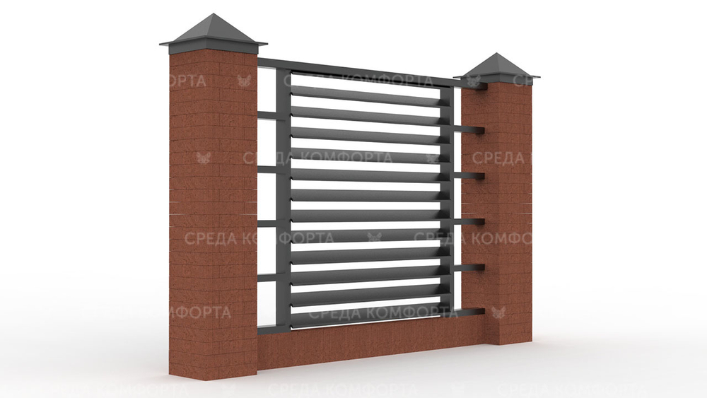 Забор жалюзи ZBR0133
