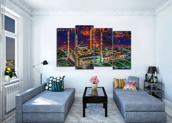 Модульная картина "Грозный. Мечеть"