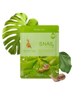 FARMSTAY - МАСКА ТКАНЕВАЯ ДЛЯ ЛИЦА C ЭКСТРАКТОМ УЛИТКИ VISIBLE DIFFERENCE MASK SHEET SNAIL, 23 ML