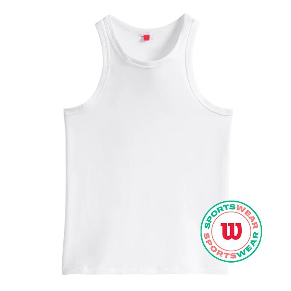 Женский топ теннисный Wilson Fieldhouse Tank Top Lite - белый