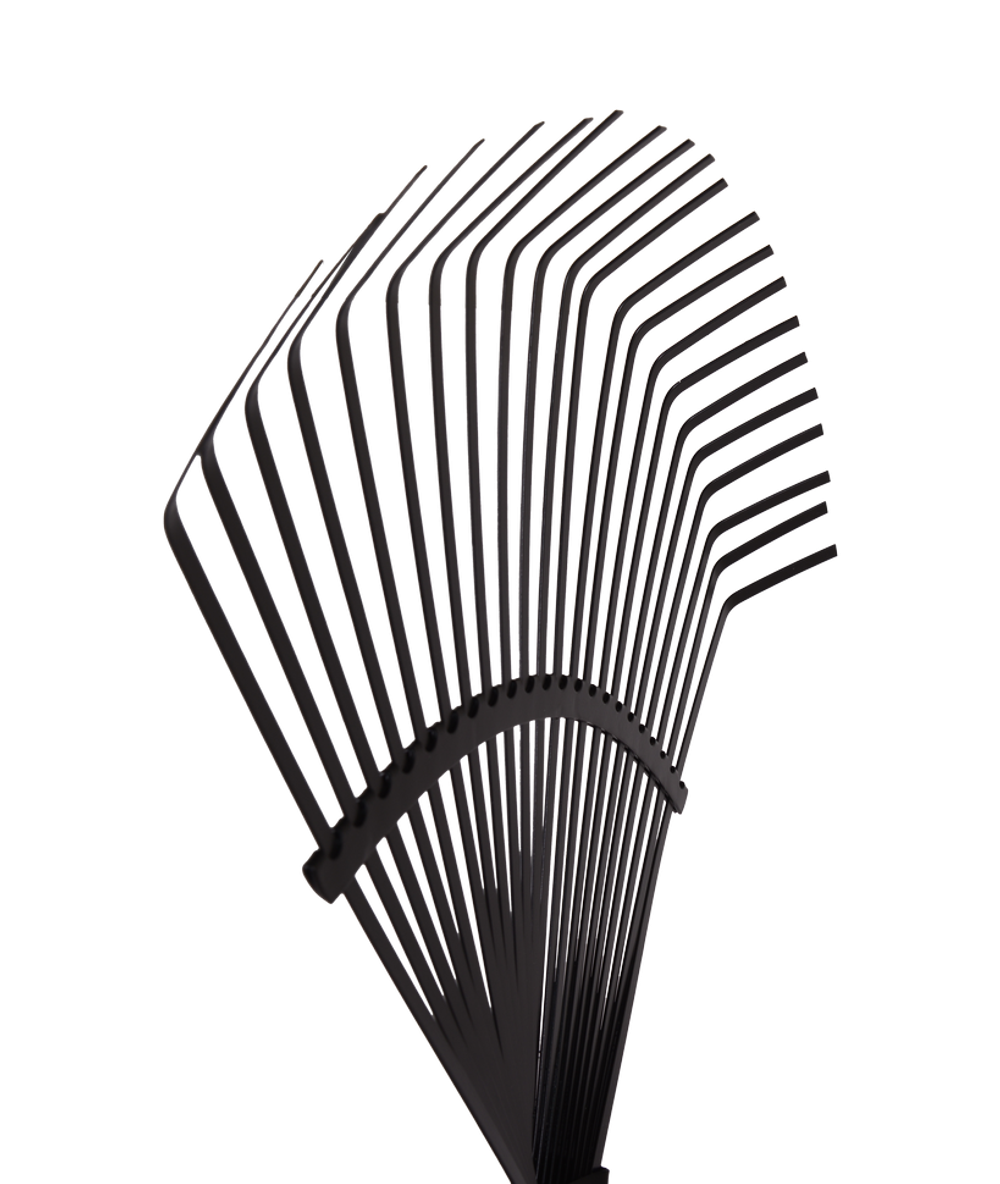 Грабли веерные Вихрь 22 зуба, сталь, металлический черенок