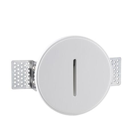 7081/3WL HIGHTECH ODL25 339 Подсветка лестницы круглая металл/гипс IP20 LED 3W 3000K 220V GIPS