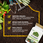 NaturesPlus, Source of Life® Garden, комплекс витаминов группы B, 60 растительных капсул