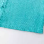 Рубашка Ymkashix Velvet Button бирюзовая