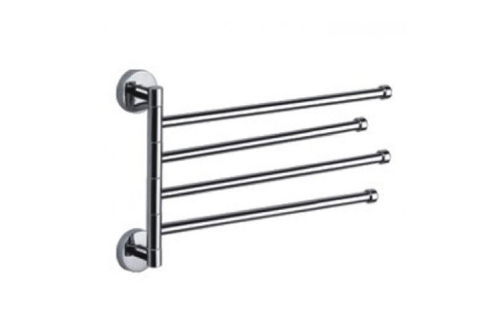 Держатель полотенца поворотный четверной HB 114