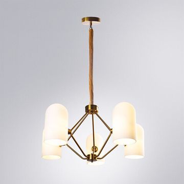 Подвесная люстра 5*Е14 A5454LM-5PB медный Cassel Arte Lamp