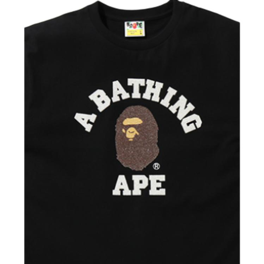 A Bathing Ape Glass Beads College Tee Ss20