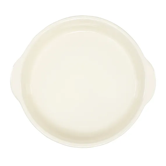 Блюдо для запекания birds of paradise, D27 см, кремовое