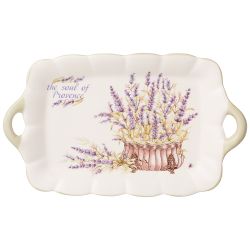 БЛЮДО AGNESS "ДУША ПРОВАНСА" 23,5*14*2,5 СМ (КОР=36ШТ.)