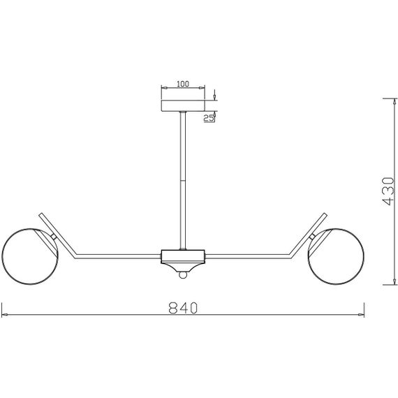 Потолочная люстра Freya Moonrock FR5173PL-08BS