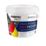 Краска фасадная силиконовая самоочищающаяся высокопрочная EuroFacade FARBITEX PROFI