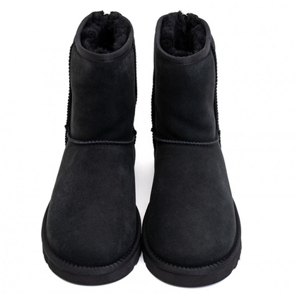 UGG Classic Short Zip II Black
