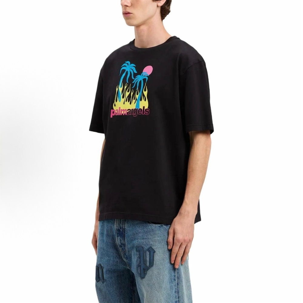 Футболка Palm Angels Burning Oasi