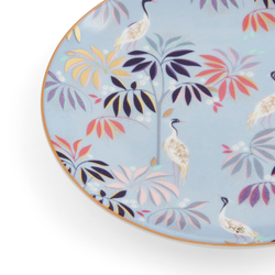 Portmeirion - Sara Miller India 20см Десертная тарелка Crane Sky Blue / артикул   SMI78964-XG-D  / GTIN 00878845