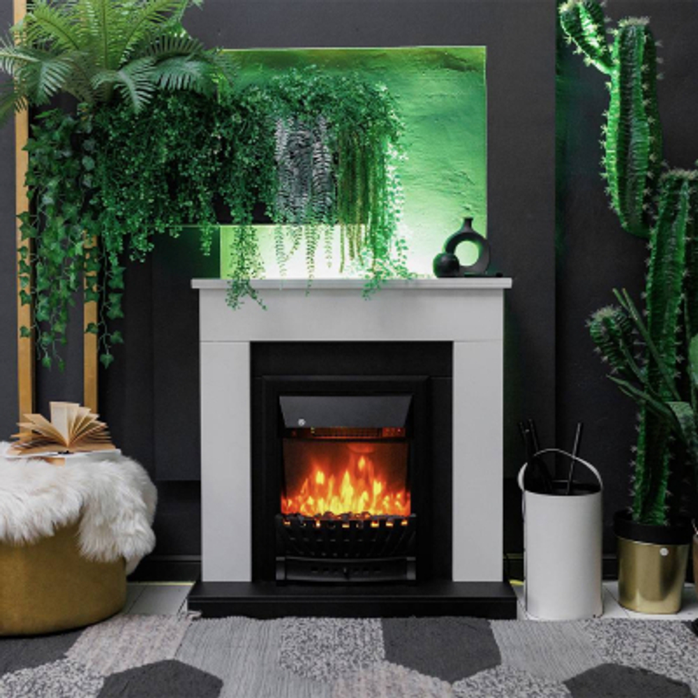 Портал Royal Flame Bergen Std Sft (разборный) Белый с черным