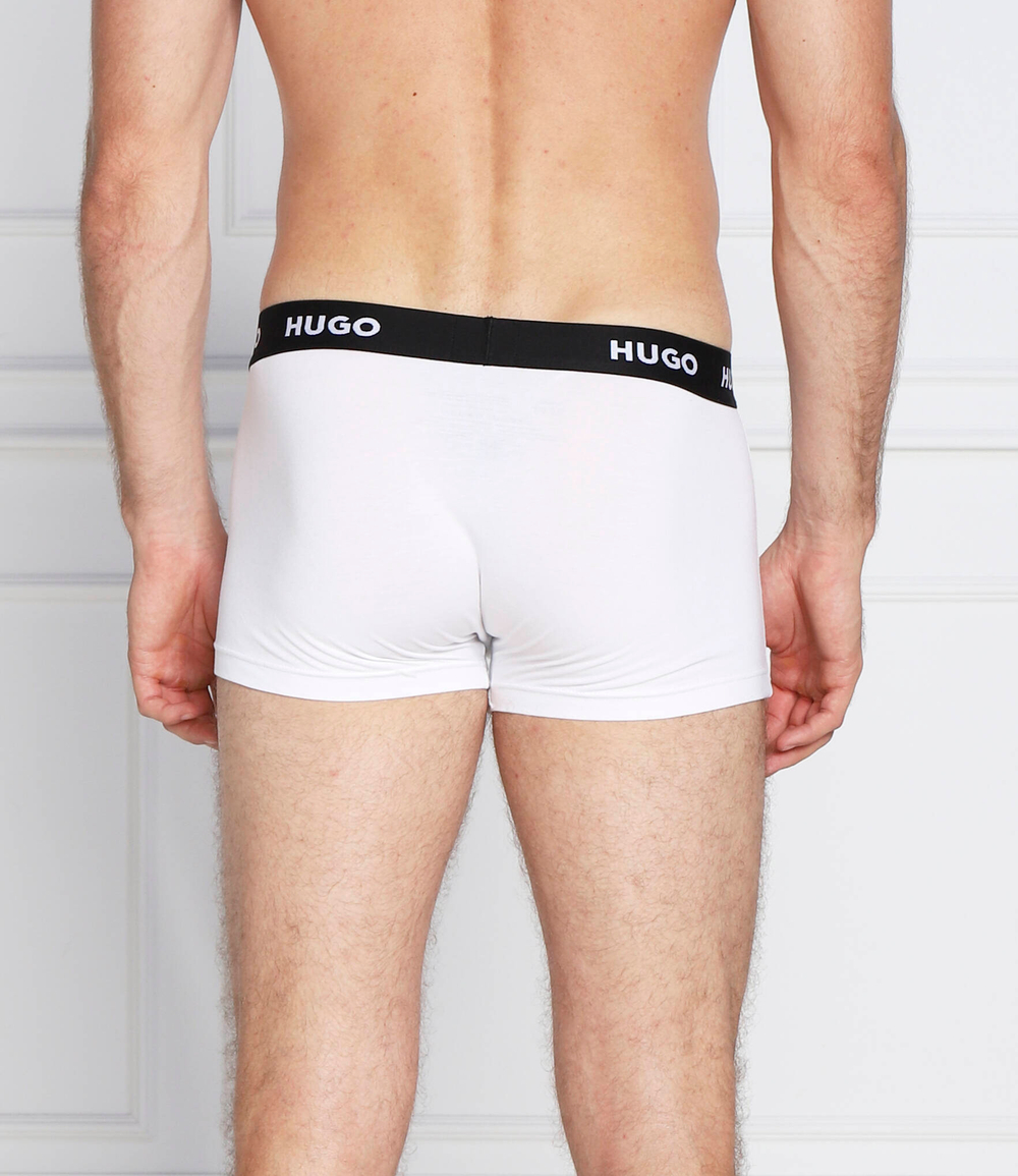 трусики-боксеры 3 шт. trunk triplet pack Hugo Bodywear - белый(50469786)