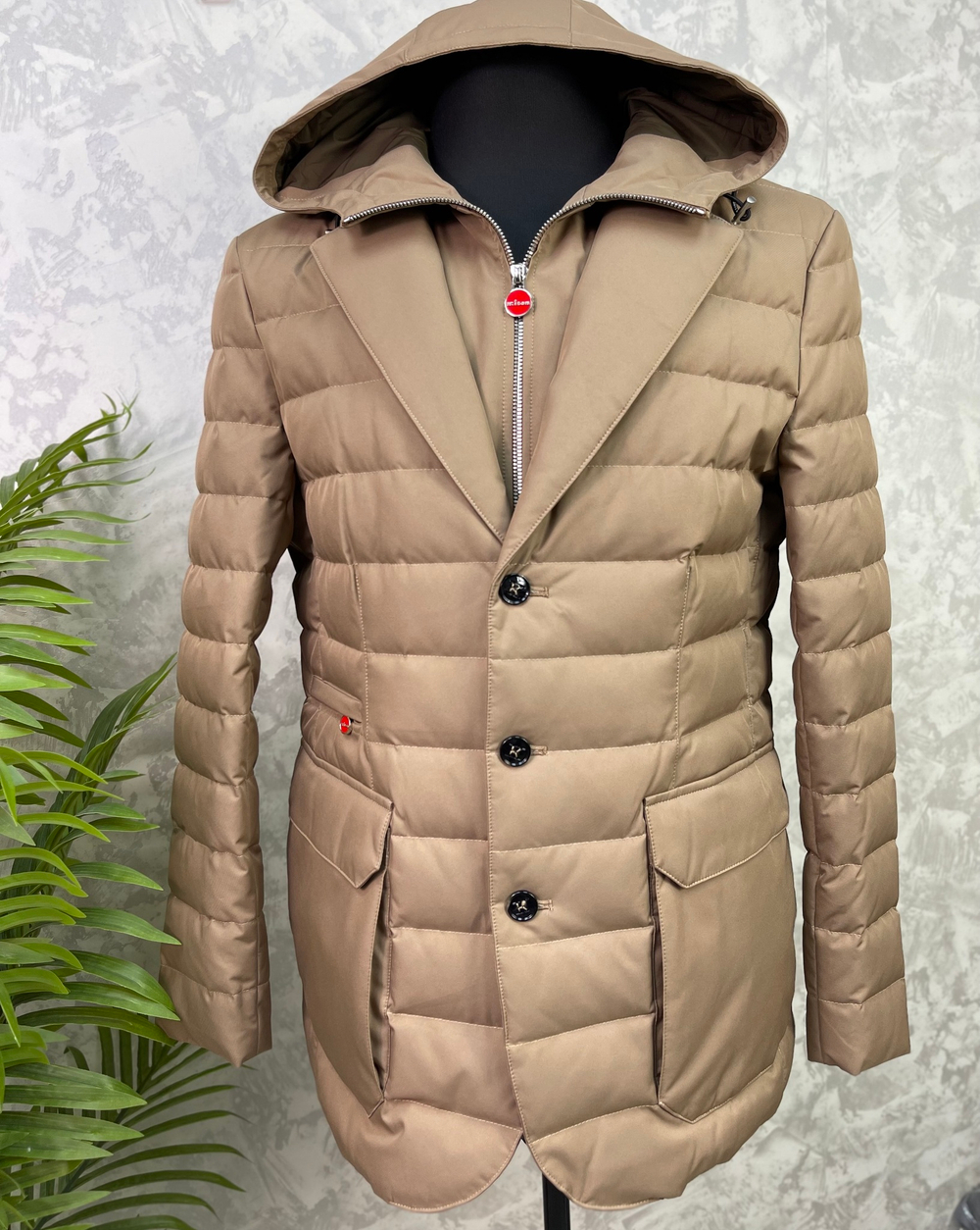 Пуховик с подстёжкой Kiton