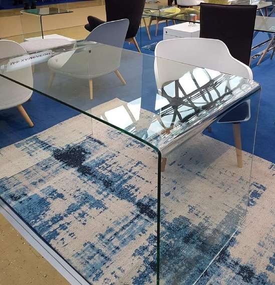 Стеклянный письменный стол Glass 125х70 см