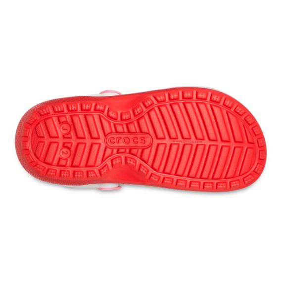 Crocs Classic Lined Sweethearts 'White Red'