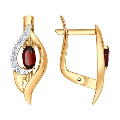 Серьги Au 585 (724786)