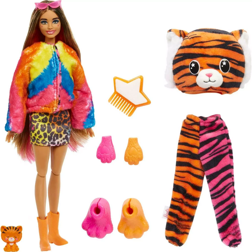 Кукла Barbie Cutie Reveal Jungle Tiger (2023)