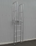 Лестница навесная аварийно-спасательная MEGAL ЛАС 4,75 х 600