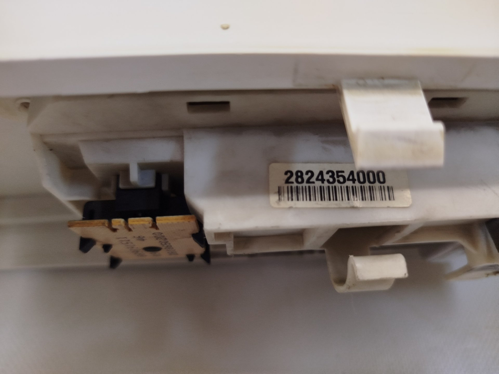 418.1 Силовой модуль и панель индикации в сборе для стиральной машины Beko WKB61041 PTMC / 2824354000 б/у