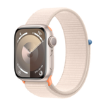 Умные часы Apple Watch Series 9 GPS, 41mm, Aluminium Case with Sport Loop, Starlight (Сияющая звезда)