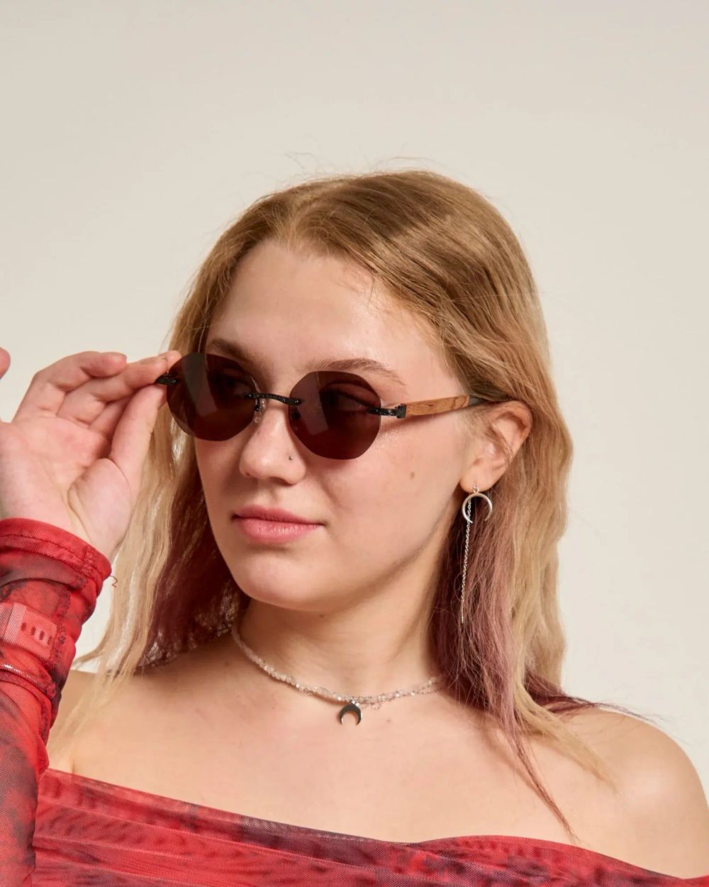 Очки солнцезащитные Spunky Free Flow Ring-Dong Brown. dark brown lens