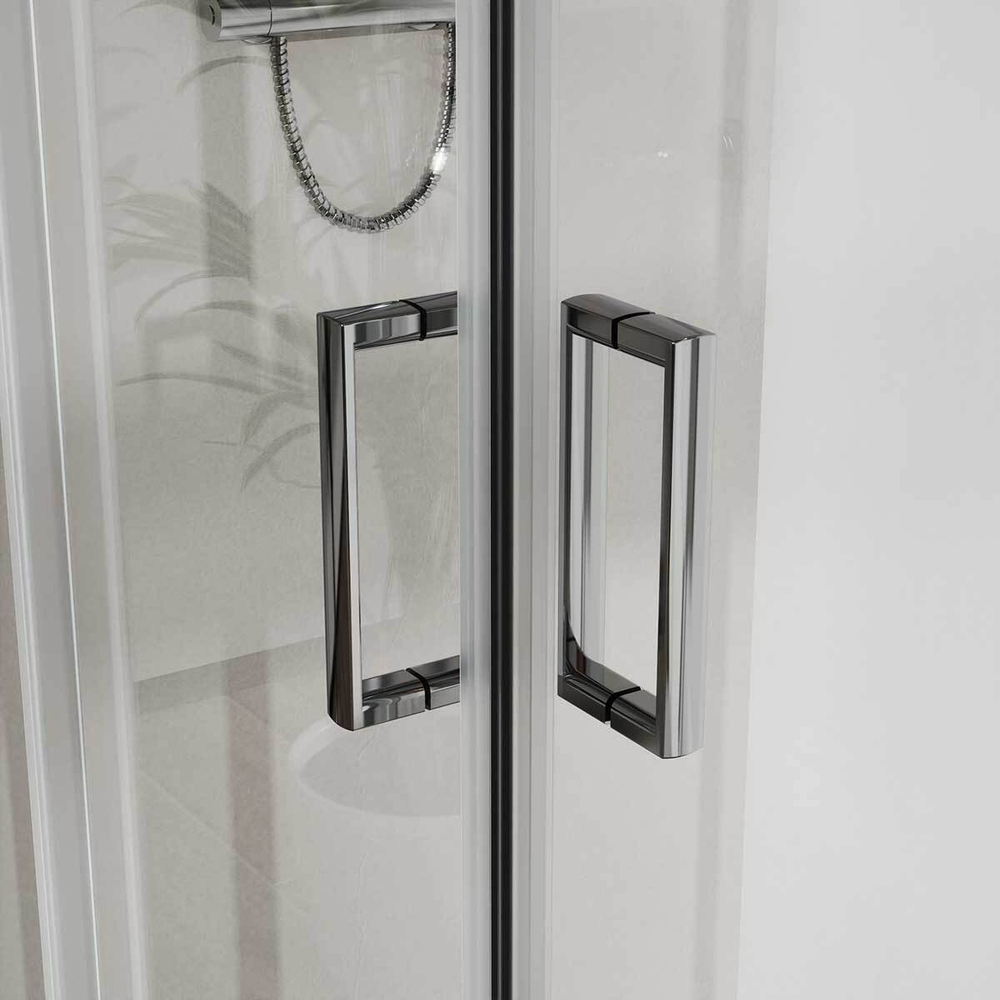 Душевой уголок City VSS-5CT8010CL, 1000*800, хром, стекло прозрачное