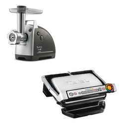 Мясорубка Moulinex ME687832 + Электрогриль Tefal GC716D12