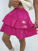 02-136-2 Комплект для девочки (фуфайка+ юбка)