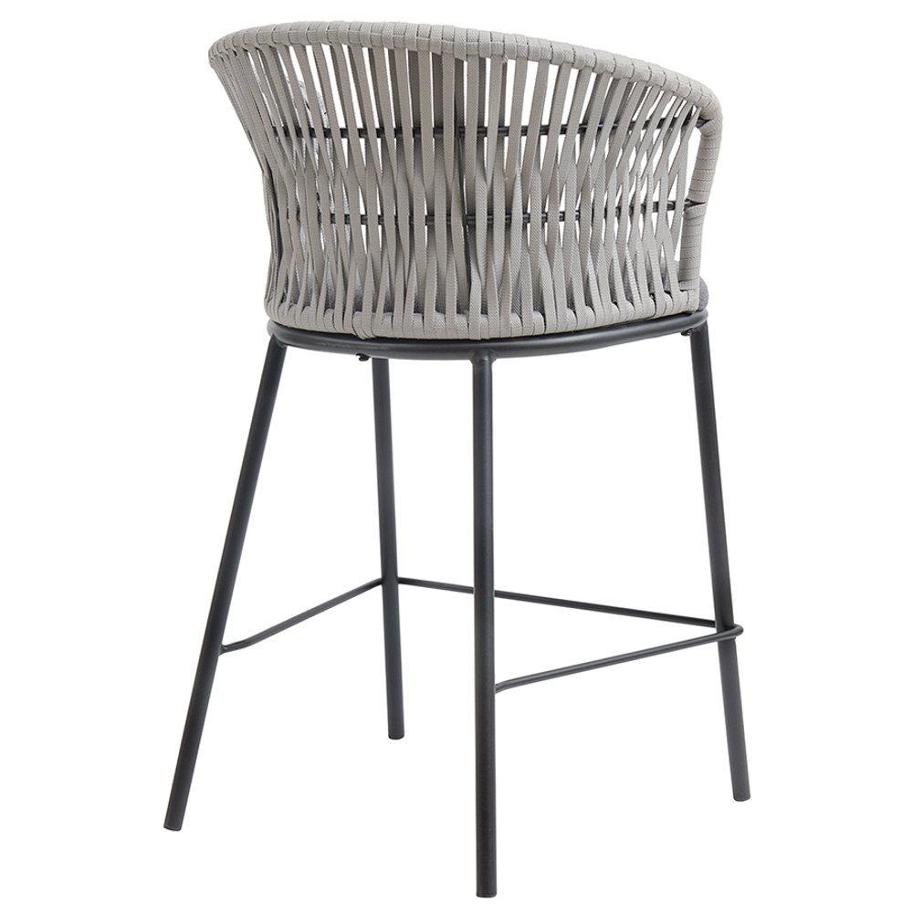 Стул полубарный haugen, темно-серый/светло-серый