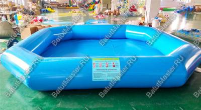 Надувной бассейн «Одноцветный» 4*4*0,5 м
