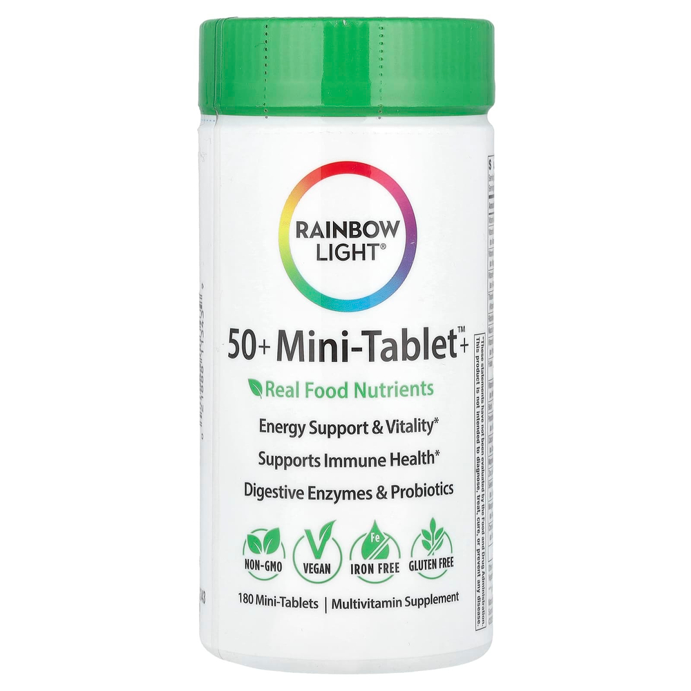 Rainbow Light, 50+ Mini-Tablet ™ +, 180 мини-таблеток