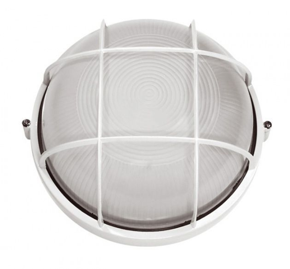 Светильник НПП 03-100-1102 Круг с решеткой IP65 ВЛАДАСВЕТ