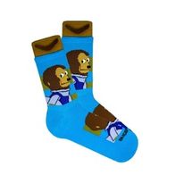 Носки BOOMERANGS Monkey puppet, голубой