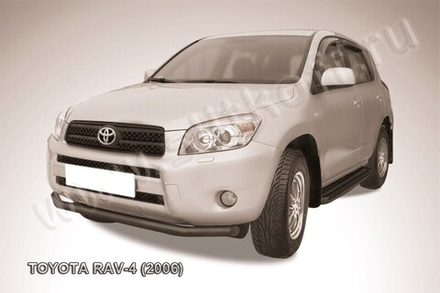 Защита переднего бампера Toyota Rav-4 (2005-2010) d57 черная