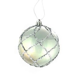 GAEM Набор из 12шт Украшение новогоднее Шар "Алмазная сетка", D 8 см, L35 W27 H9 см