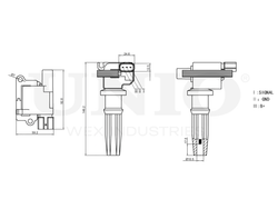 Катушка зажигания UNIO IGC-10033