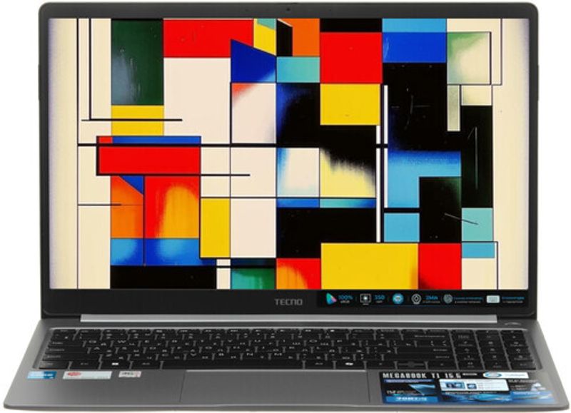 Ноутбук 15.6" TECNO Intel Core i5-13420H 2.1 ГГц 16 ГБ LPDDR4 Intel Iris Xe Graphics Tecno Megabook
