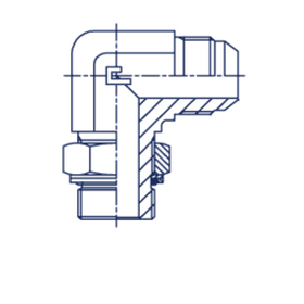 Штуцер FRG90 JIC 1.5/8 - 42х2