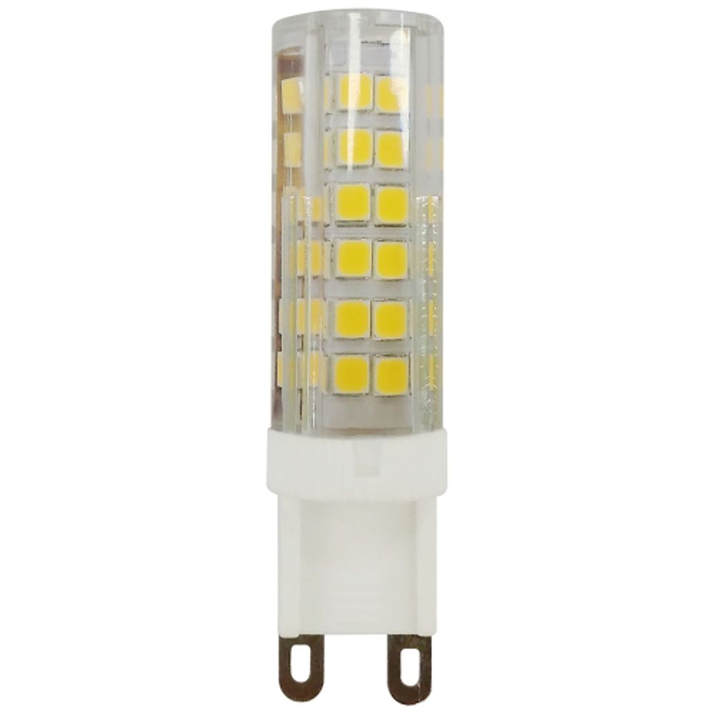 Лампочка светодиодная ЭРА STD LED JCD-7W-CER-840-G9 G9 7Вт керамика капсула нейтральный белый свет | Лампы cветодиодные Капсульные (G4, G9)