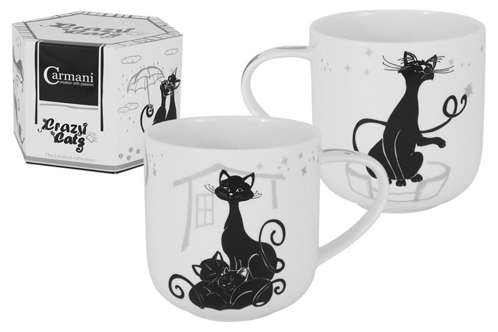 Кружка Crazy Cats. Кошка с котятами Carmani