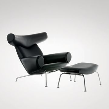 кресло ox armchair ( кожа люкс) (by Steel Arts)