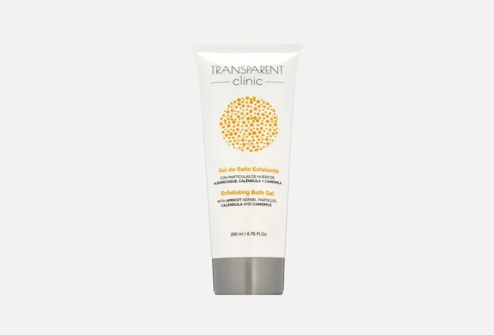 Отшелушивающий гель для ванны | TRANSPARENT clinic Exfoliating Bath Gel, 200мл