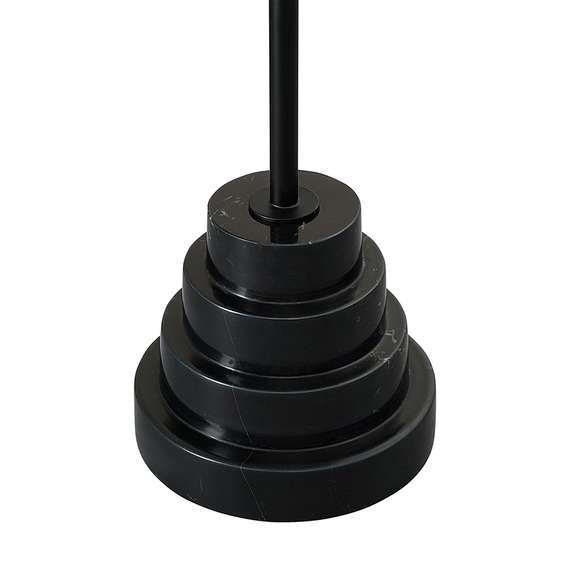 Столик кофейный Sustainable, Ø37,7 см, серый/черный