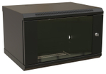 Шкаф настенный 19", 9U WRLine WR-TW-0966-GP-RAL9004